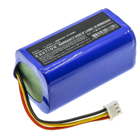 Accu/Batterij voor Eziclean Aqua connect X500/X550, X600/X650. S200/S250- 2600 mAh