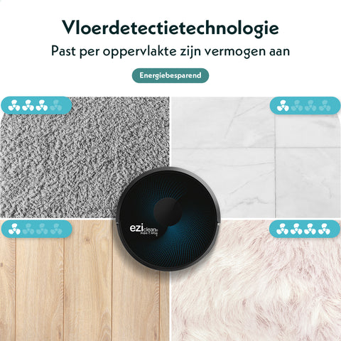 Robotstofzuiger met dweilfunctie Eziclean® Aqua Connect x850 voor dierenharen vloerdetectietechnologie